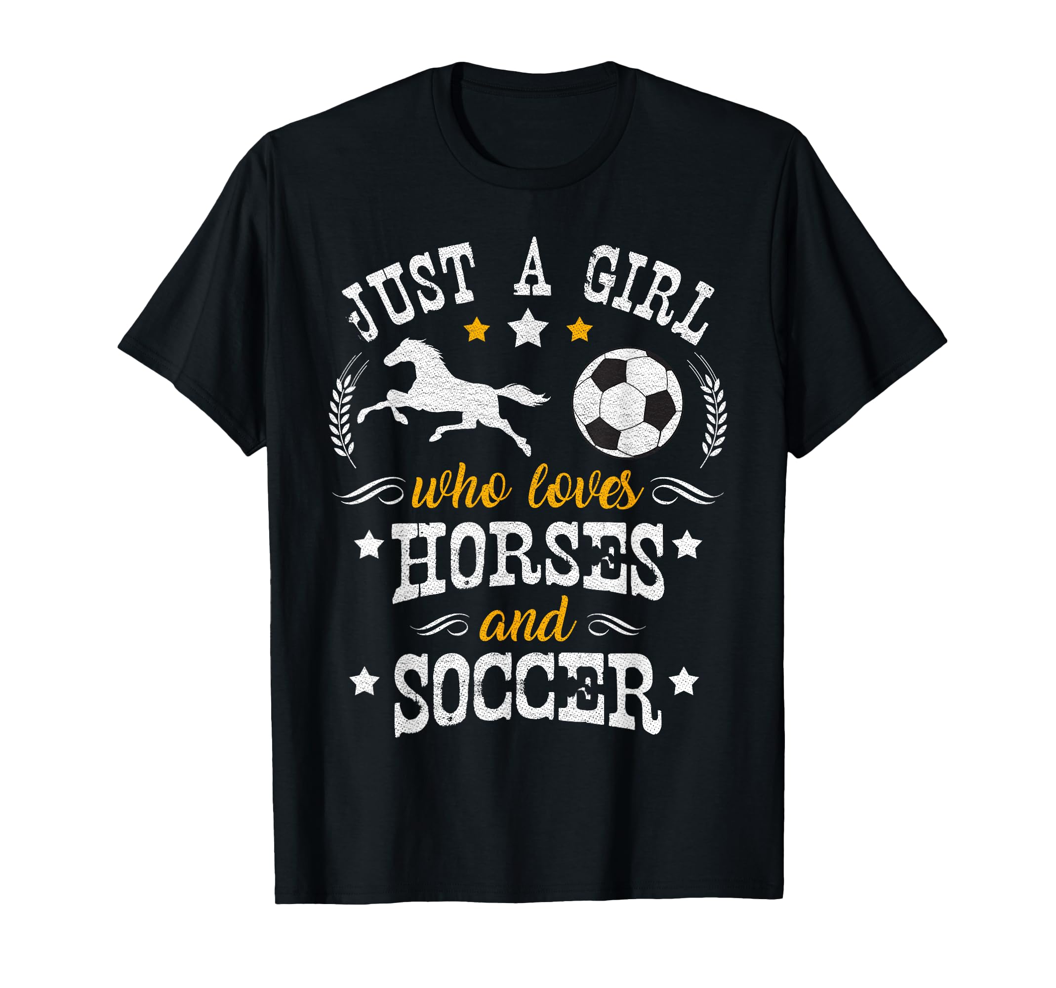 Horse Lover Just Who Loves Horses Soccer T-Shirt - Graphic Print Men Women - T-Shirt, Sweatshirt, Hoodie