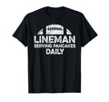 Lineman Serving Pancakes Daily T-Shirt - Novelty Apparel for Adults - T-Shirt, Sweatshirt, Hoodie