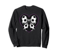 Soccer Coquette Bow Football Sweatshirt - Fun Novelty Design for Adults - T-Shirt, Sweatshirt, Hoodie