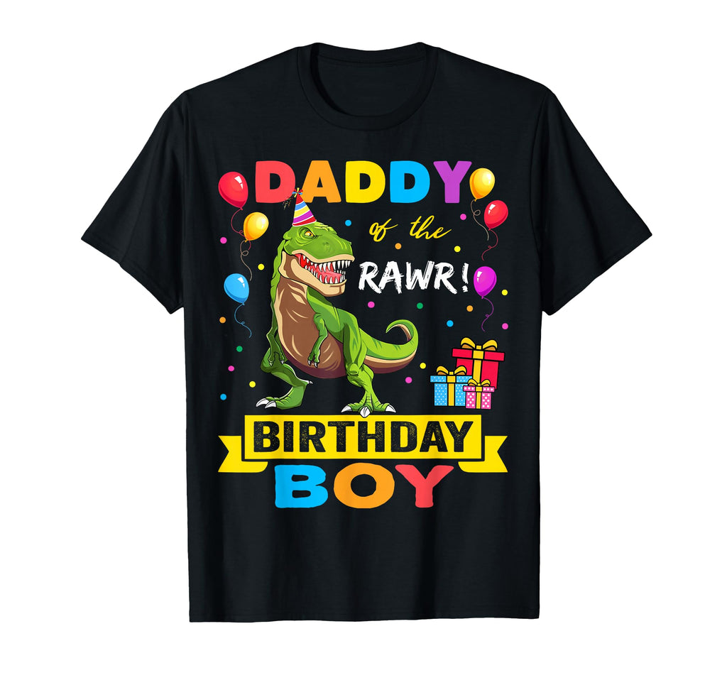 Daddy Dinosaur Funny Birthday Family T-Shirt - Graphic Print for Adults - T-Shirt, Sweatshirt, Hoodie