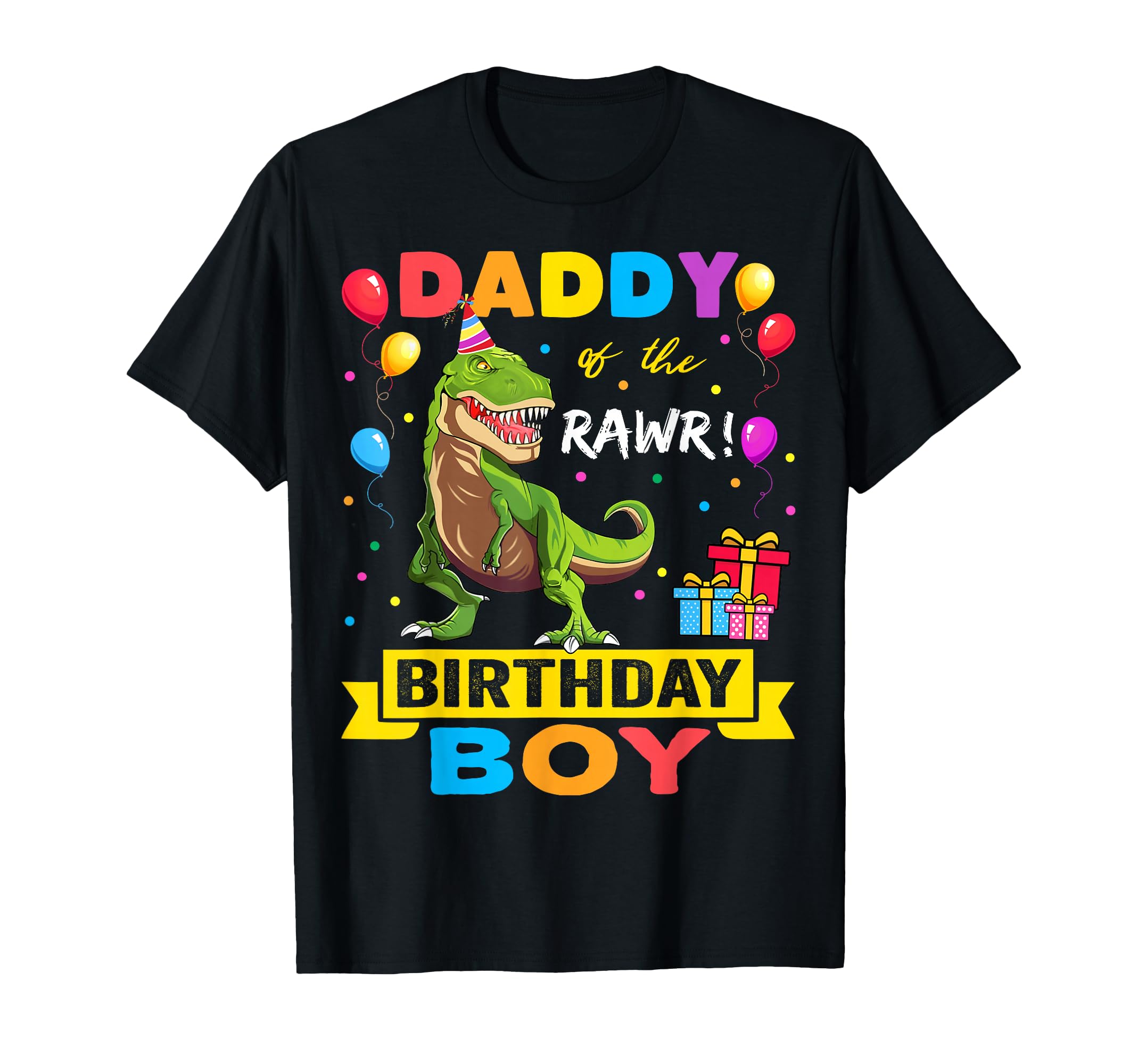 Daddy Dinosaur Funny Birthday Family T-Shirt - Graphic Print for Adults - T-Shirt, Sweatshirt, Hoodie