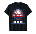 Funny Softball Dad Like Baseball Dad But T-Shirt - Graphic Print Men Women - T-Shirt, Sweatshirt, Hoodie