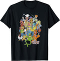 The Muppets Main Characters Distressed Group Shot - Adult & Kids T-Shirts, Sweatshirts & Hoodies apparel design preview 1