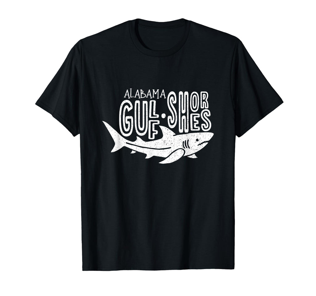 Alabama Gulf Shores Shark Souvenir T-Shirt - Novelty Apparel Men Women - T-Shirt, Sweatshirt, Hoodie