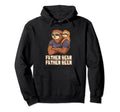 Father Bear Father Beer Dad Drinking Hoodie - Fun Novelty Design Unisex - T-Shirt, Sweatshirt, Hoodie