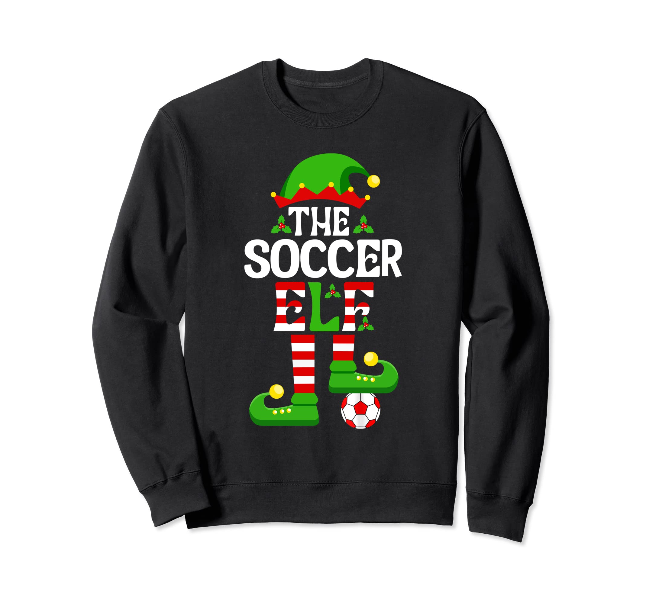 Soccer Elf Funny Family Matching Sweatshirt - Minimalist Print Unisex - T-Shirt, Sweatshirt, Hoodie