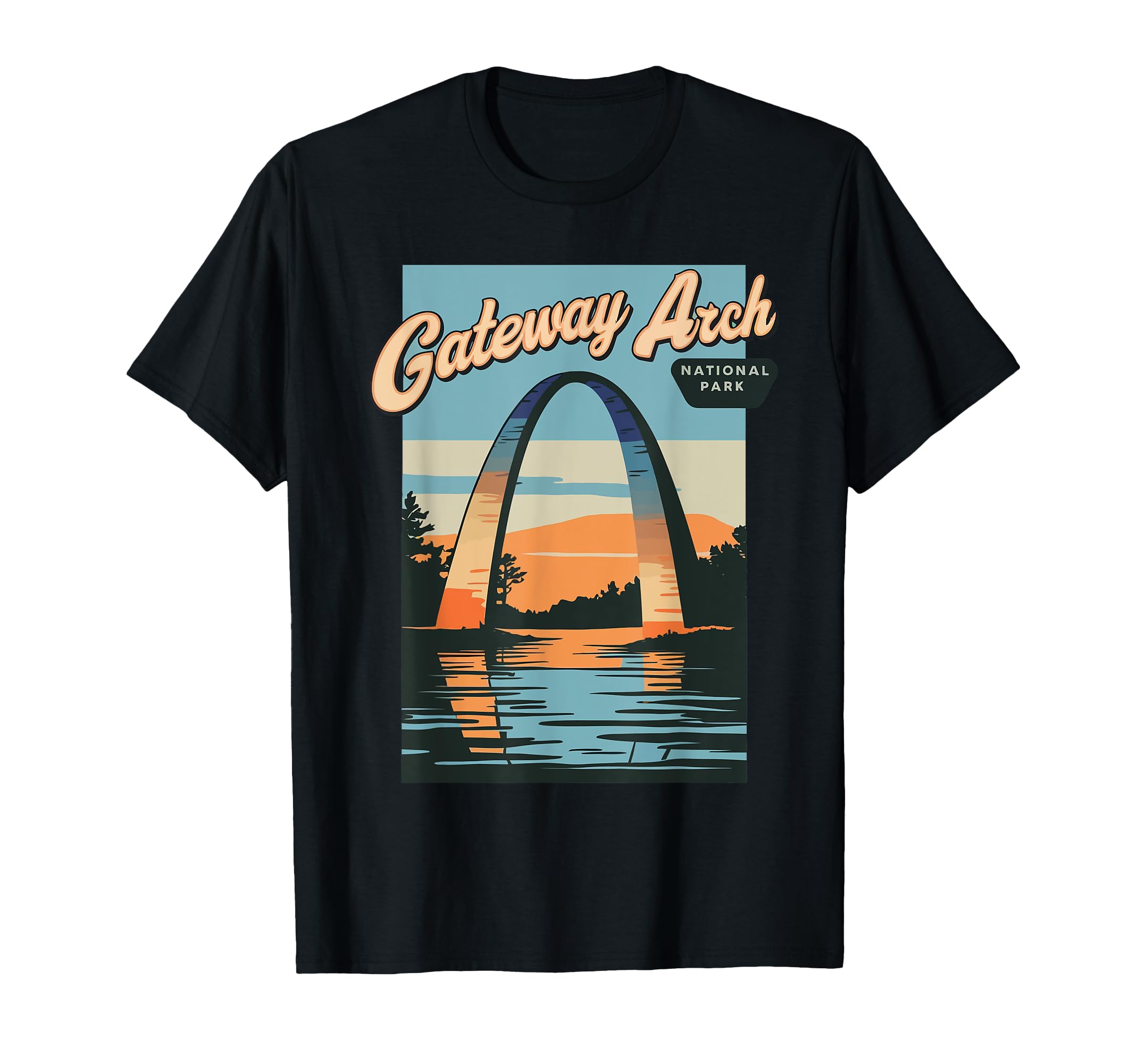 Gateway Arch National Park City St T-Shirt - Trendy Graphic for Adults - T-Shirt, Sweatshirt, Hoodie
