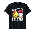 Fulfilled Busy Raising Ballers Softball Joy T-Shirt - Trendy Graphic Unisex - T-Shirt, Sweatshirt, Hoodie