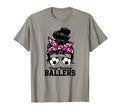 Busy Raising Ballers Soccer Mom T-Shirt - Minimalist Print Men Women - T-Shirt, Sweatshirt, Hoodie