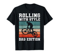 Dad Rolling Dad Biking Funny Cycling T-Shirt - Novelty Apparel Men Women - T-Shirt, Sweatshirt, Hoodie