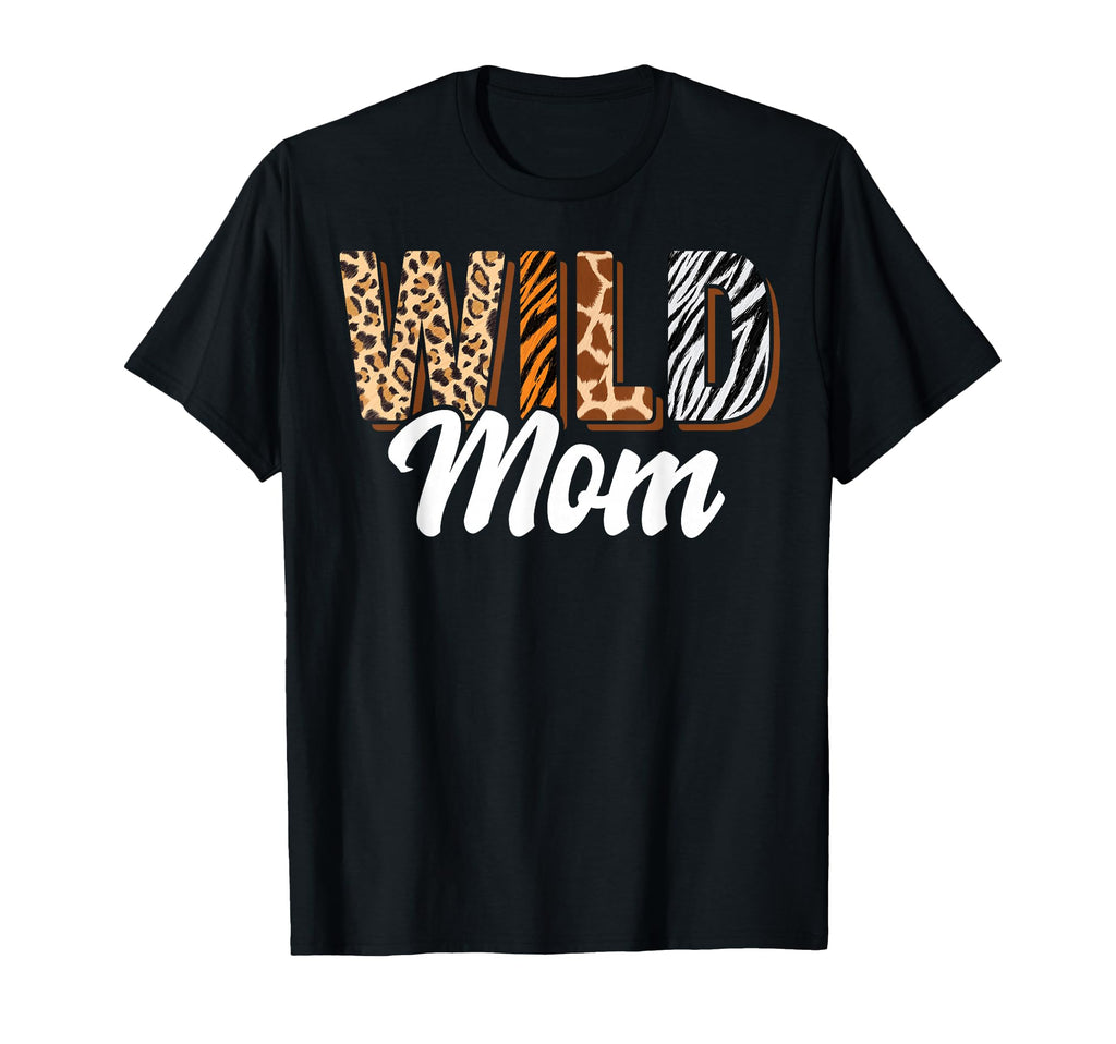Wild Mom Zoo Born Two Be Wild B Day T-Shirt - Graphic Print Men Women - T-Shirt, Sweatshirt, Hoodie