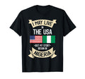 Nigeria American Flag Usa Nigerian Roots T-Shirt - Minimalist Print Unisex - T-Shirt, Sweatshirt, Hoodie