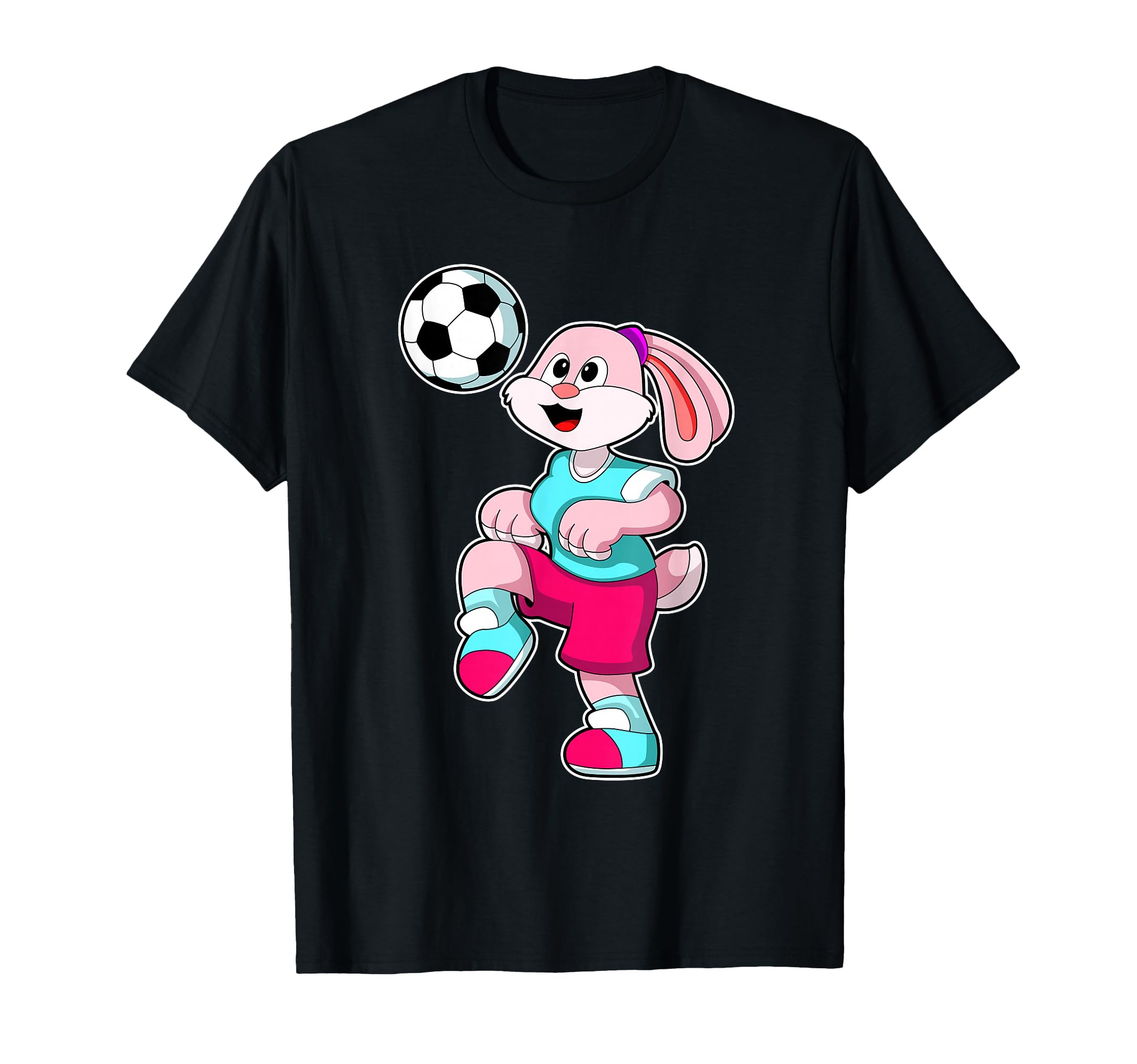 Rabbit Soccer Player Soccer Sports T-Shirt - Unique Graphic for Adults - T-Shirt, Sweatshirt, Hoodie