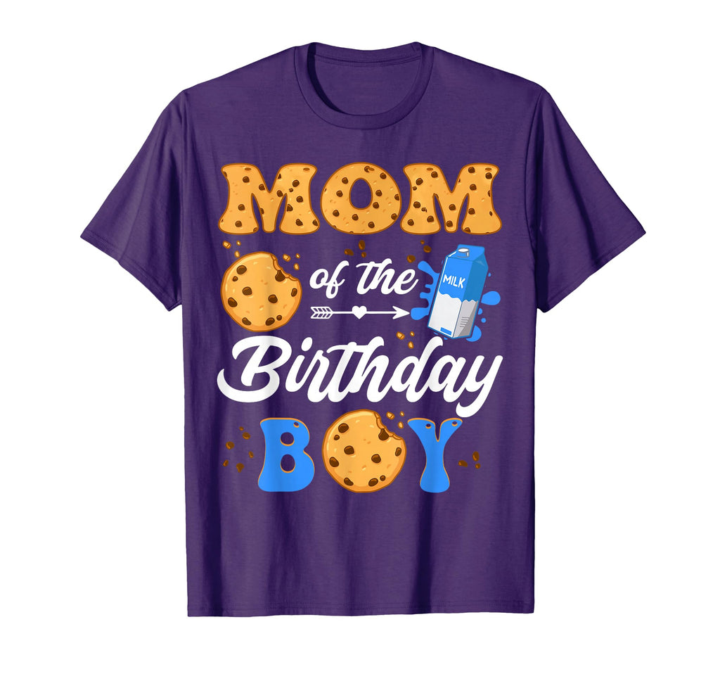 Mom Birthday Milk And Cookies 1St T-Shirt - Minimalist Print Men Women - T-Shirt, Sweatshirt, Hoodie