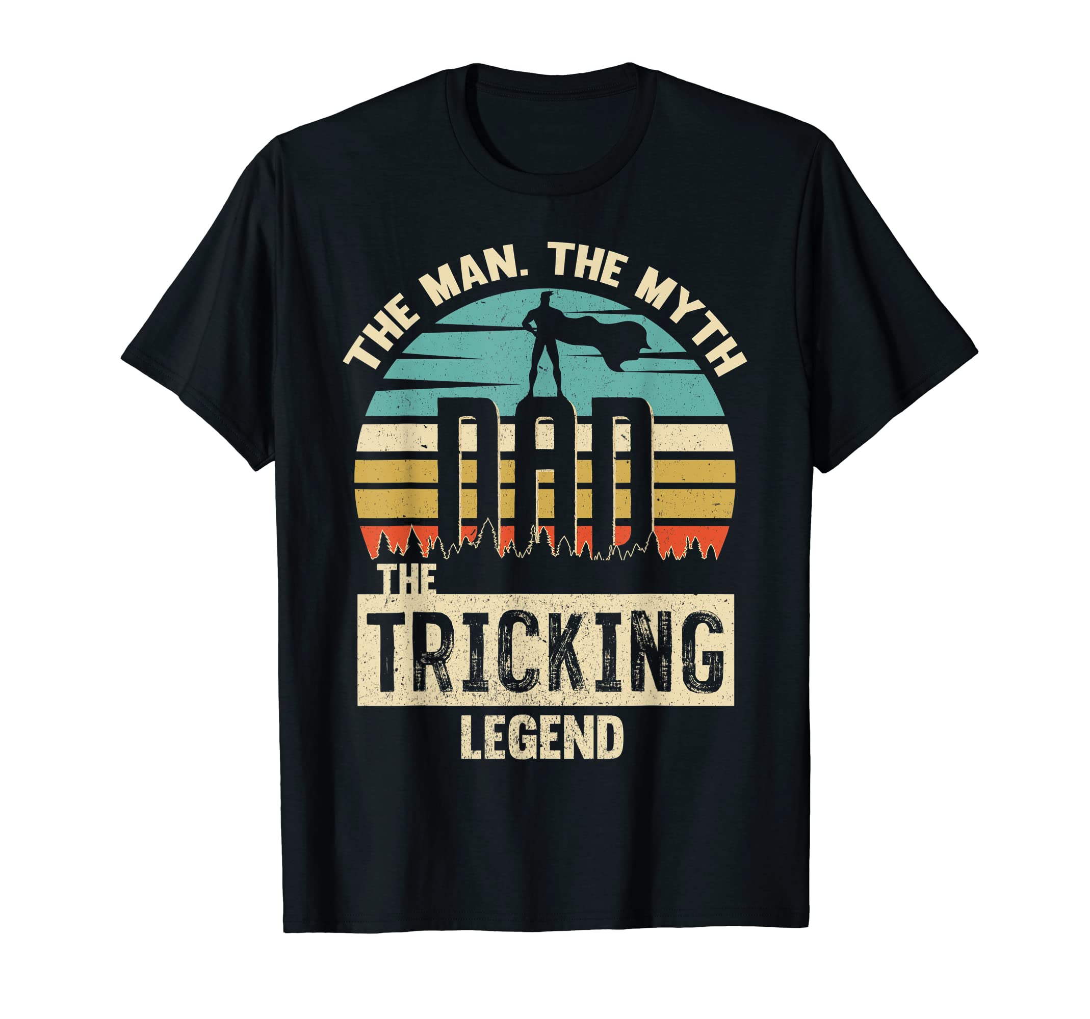 Myth Legend Dad Trampolining T-Shirt - Fun Novelty Design for Adults - T-Shirt, Sweatshirt, Hoodie