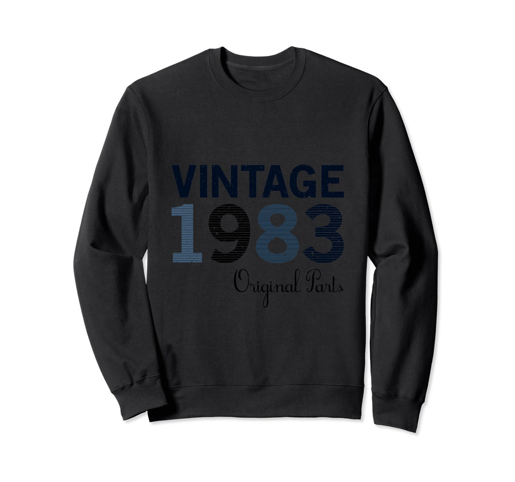 Year 1983 Gift Birthday Mom Dad Sweatshirt - Novelty Apparel Men Women - T-Shirt, Sweatshirt, Hoodie