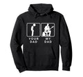 Your Dad My Dad Funny Guitarist Bass Hoodie - Fun Novelty Design Men Women - T-Shirt, Sweatshirt, Hoodie
