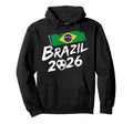 Brazil Football Soccer Game Player Fan Hoodie - Novelty Apparel Unisex - T-Shirt, Sweatshirt, Hoodie