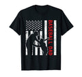 American Flag Pround Baseball Dad T-Shirt - Fun Novelty Design Unisex - T-Shirt, Sweatshirt, Hoodie