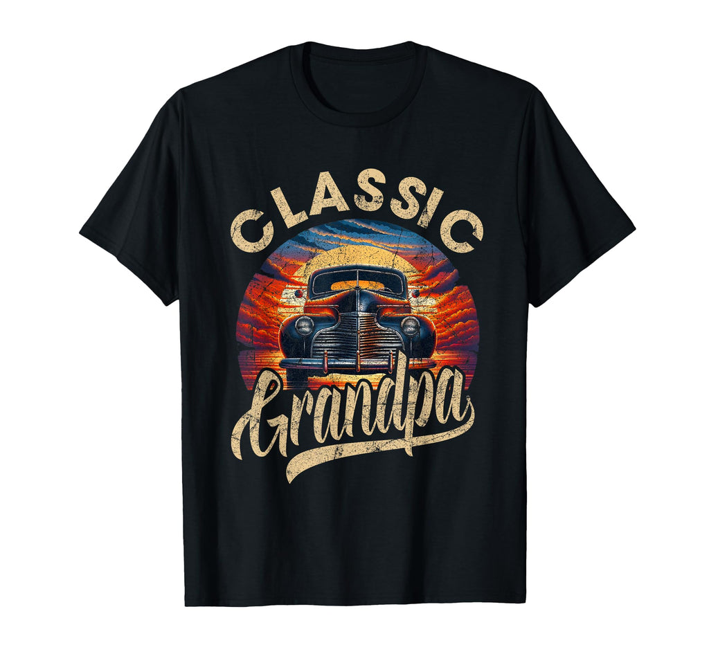 Grandpa Funny Car Lover Dad Papa Grandpa T-Shirt - Aesthetic Graphic Unisex - T-Shirt, Sweatshirt, Hoodie