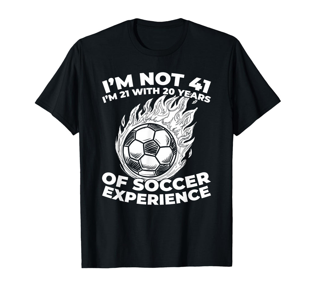 41 Years Old Team Player Sports Soccer T-Shirt - Graphic Print for Adults - T-Shirt, Sweatshirt, Hoodie