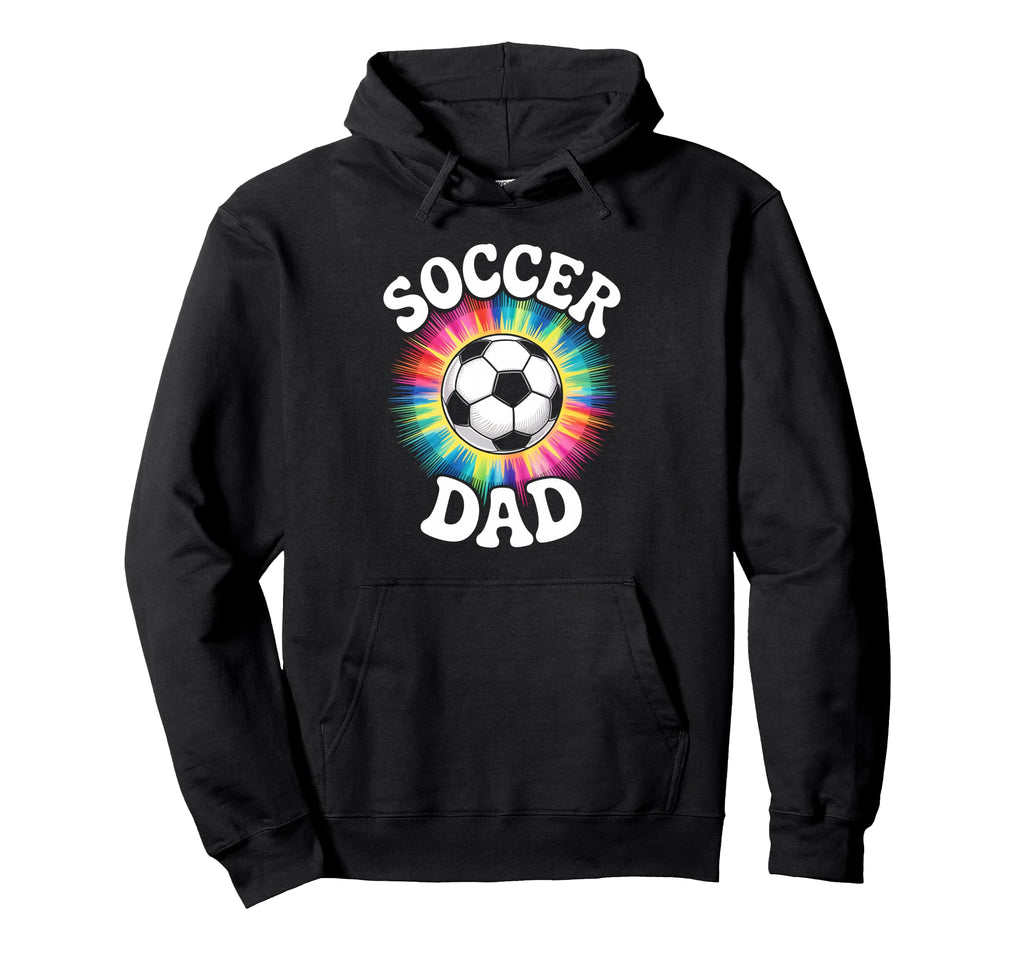 Soccer Dad Tie Dye Spirit Family Hoodie - Casual Everyday Wear for Adults - T-Shirt, Sweatshirt, Hoodie