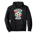 Soccer Dad Tie Dye Spirit Family Hoodie - Casual Everyday Wear for Adults - T-Shirt, Sweatshirt, Hoodie