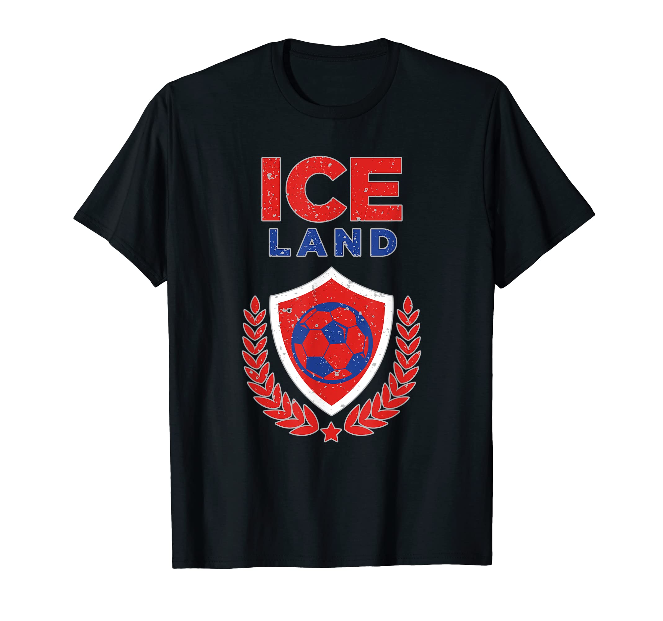 Iceland Soccer 2018 Icelandic Flag T-Shirt - Custom Art Print Men Women - T-Shirt, Sweatshirt, Hoodie