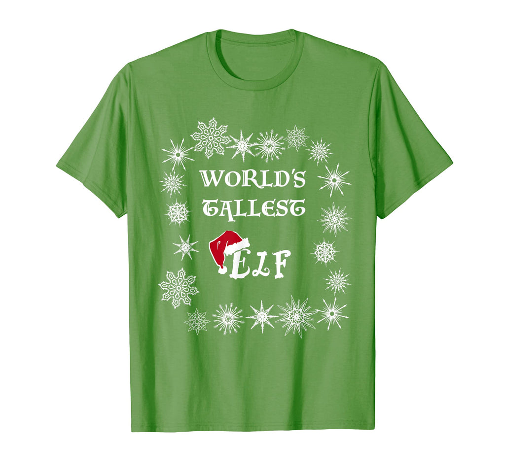 Funny Dad Joke Worlds Tallest Elf T-Shirt - Streetwear Style Unisex - T-Shirt, Sweatshirt, Hoodie