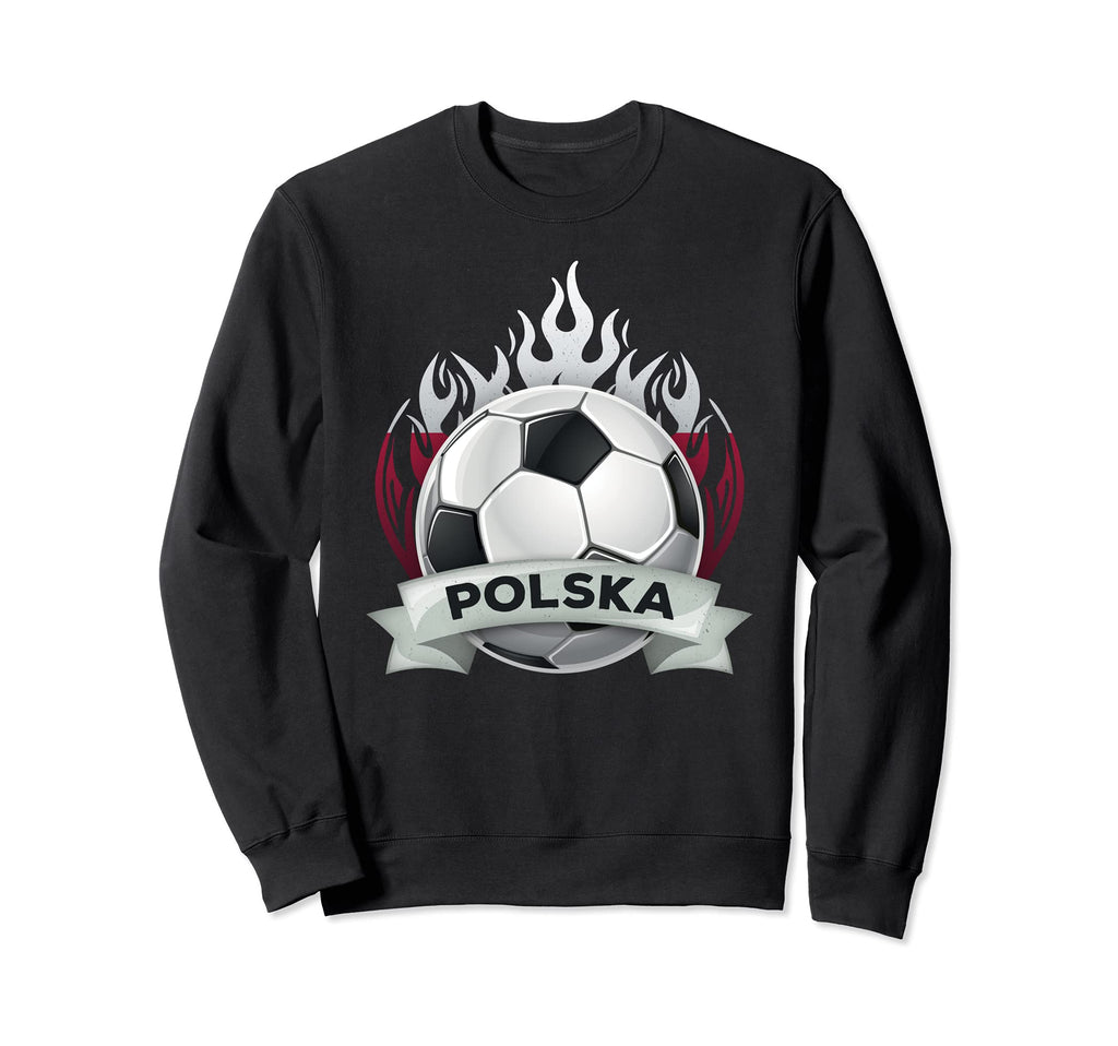 Polska Poland Soccer Jersey Sweatshirt - Casual Everyday Wear for Adults - T-Shirt, Sweatshirt, Hoodie