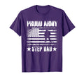 Proud Army Step Dad Usa Flag Military T-Shirt - Novelty Apparel for Adults - T-Shirt, Sweatshirt, Hoodie