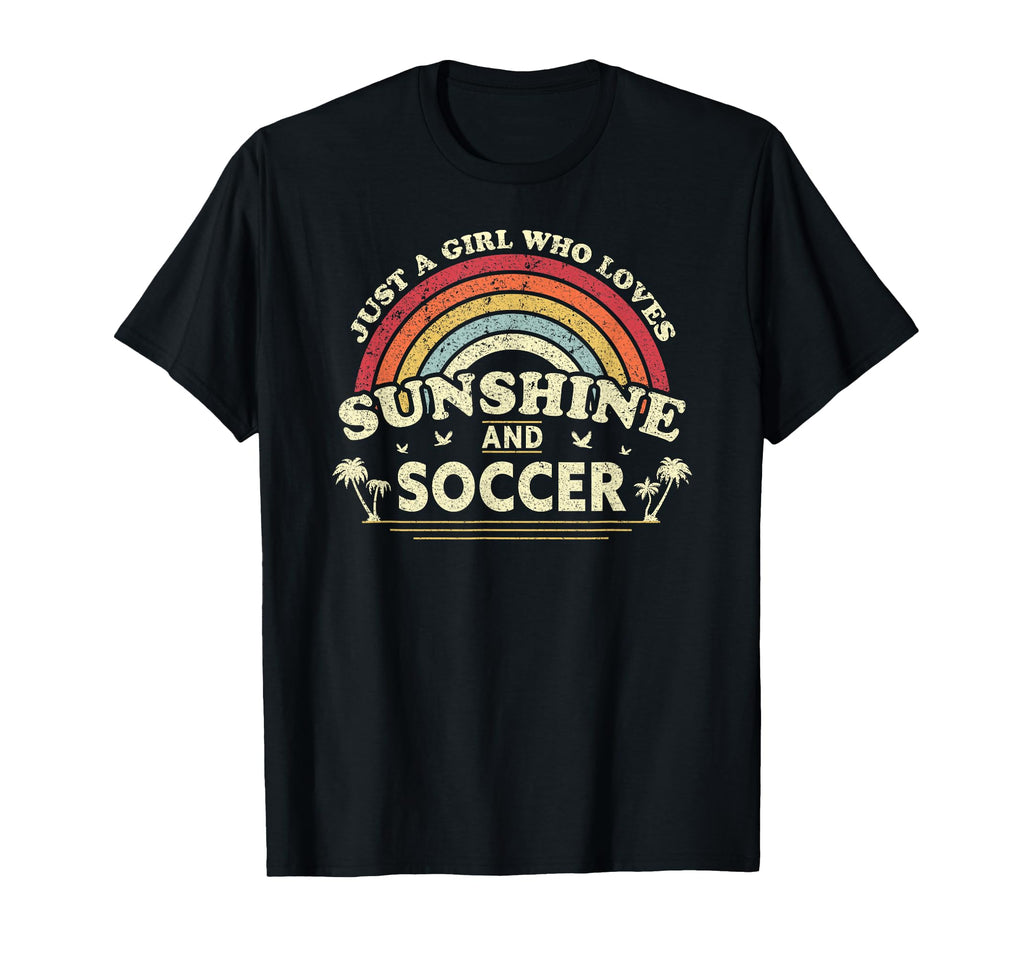 Who Loves Sunshine And Soccer Football T-Shirt - Custom Art Print Men Women - T-Shirt, Sweatshirt, Hoodie