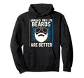 Dads Beards Are Better Funny Dad Jokes Hoodie - Trendy Graphic Men Women - T-Shirt, Sweatshirt, Hoodie