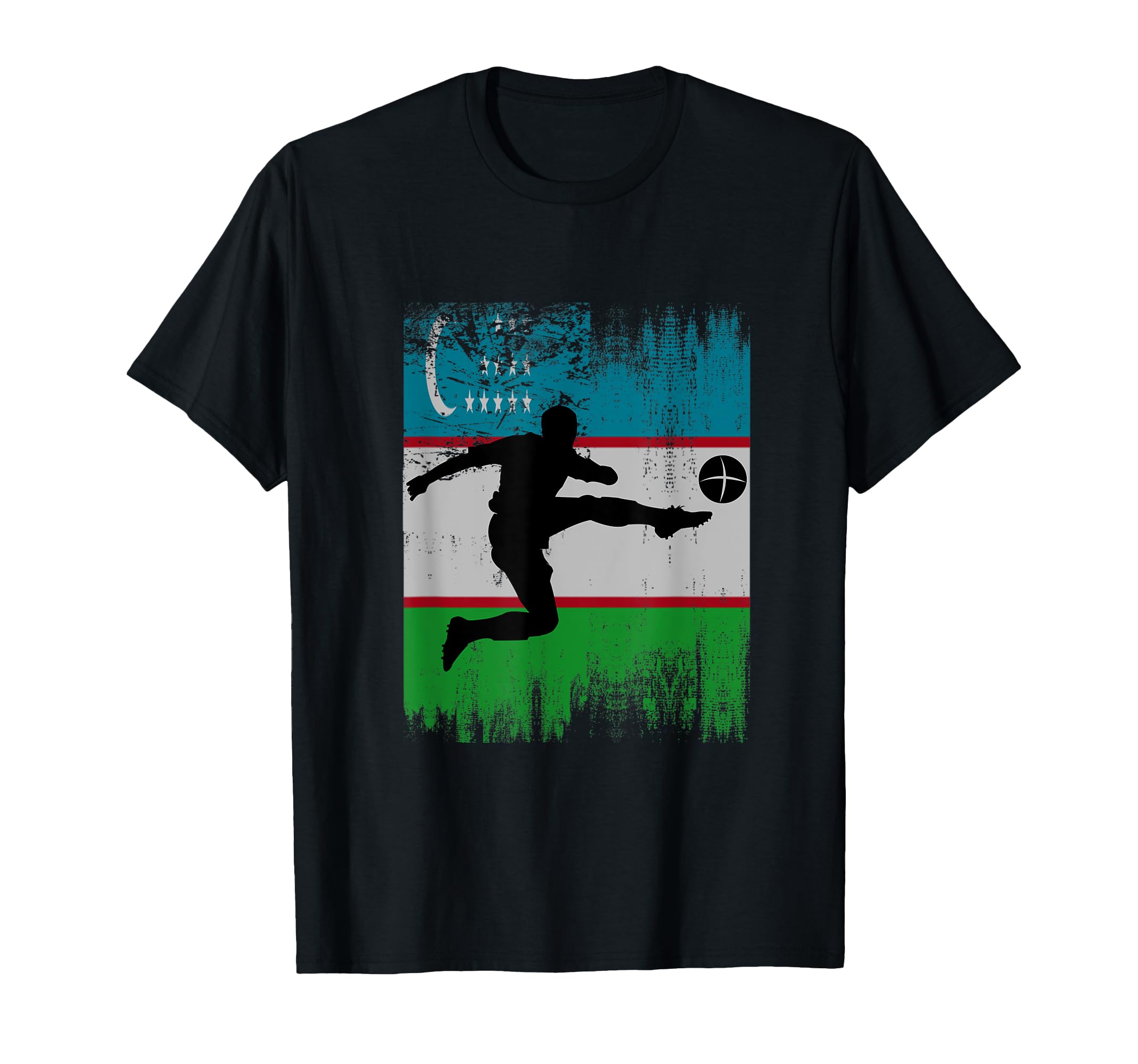 Uzbekistan Soccer Uzbekistani Football T-Shirt - Custom Art Print Unisex - T-Shirt, Sweatshirt, Hoodie