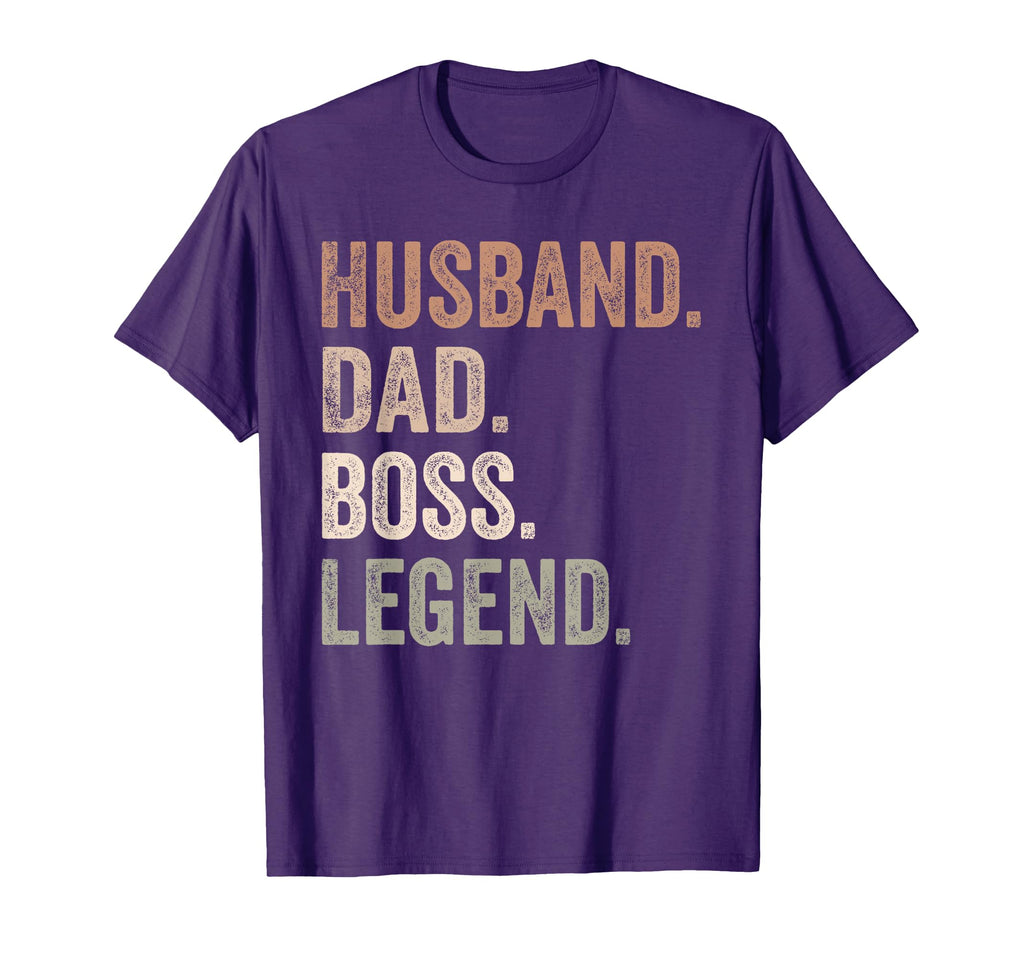 Boss Funny Husband Dad Legend Fathers Day T-Shirt - Graphic Print Unisex - T-Shirt, Sweatshirt, Hoodie