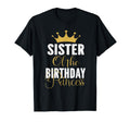 Sister Birthday Princess Party T-Shirt - Custom Art Print Unisex - T-Shirt, Sweatshirt, Hoodie