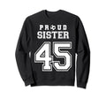 Number 45 Custom Proud Soccer Sweatshirt - Fun Novelty Design Unisex - T-Shirt, Sweatshirt, Hoodie