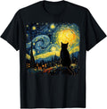 Cat Starry Night Van Gogh for Lover Mom Dad - Adult & Kids T-Shirts, Sweatshirts & Hoodies apparel design preview 1