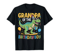 Grandpa Birthday Party Outfit Dinosaur T-Shirt - Minimalist Print Unisex - T-Shirt, Sweatshirt, Hoodie