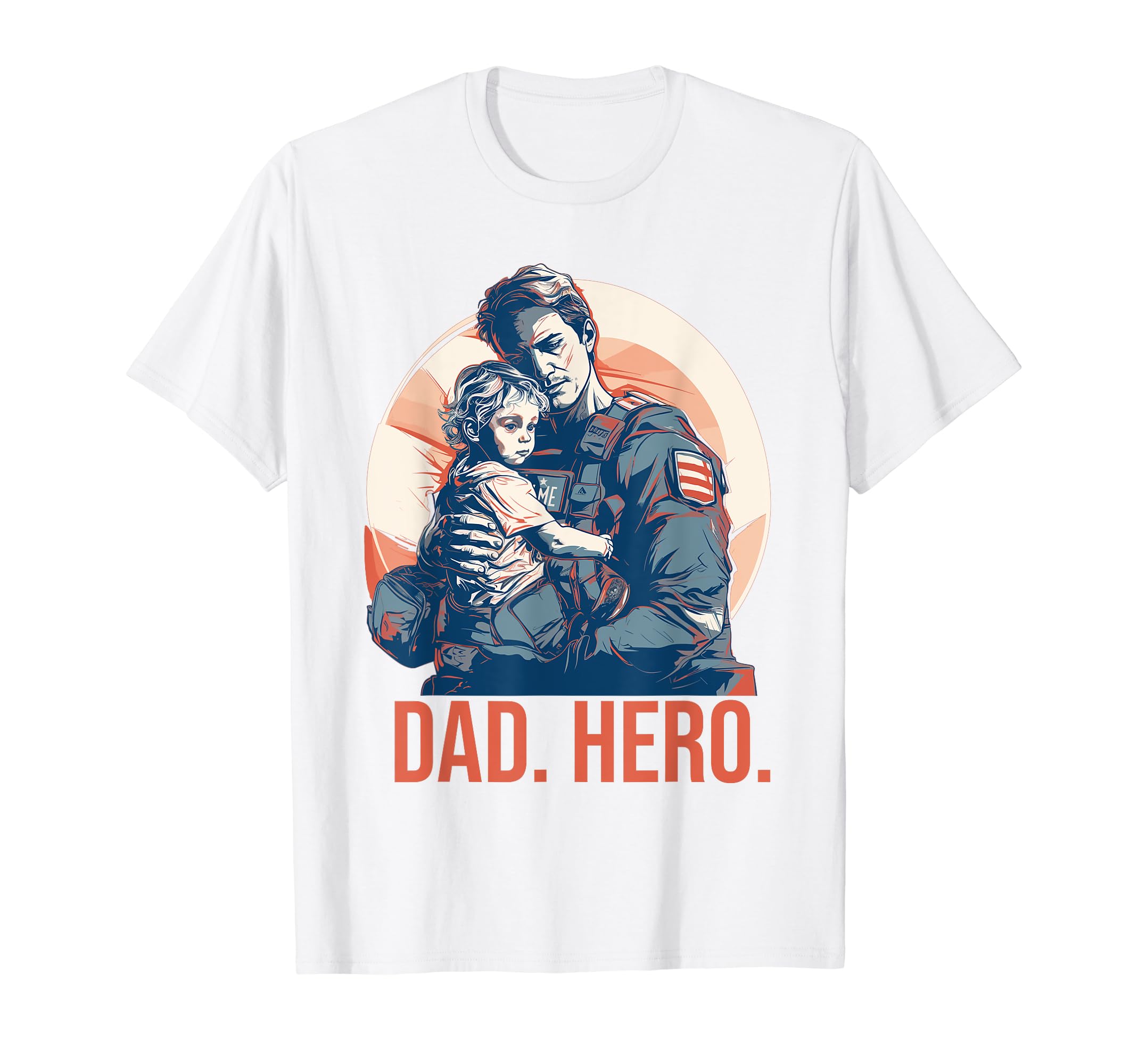 Dad Grandpa Veteran Veterans American T-Shirt - Novelty Apparel for Adults - T-Shirt, Sweatshirt, Hoodie