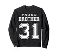Number 31 Custom Proud Soccer Sweatshirt - Custom Art Print Men Women - T-Shirt, Sweatshirt, Hoodie