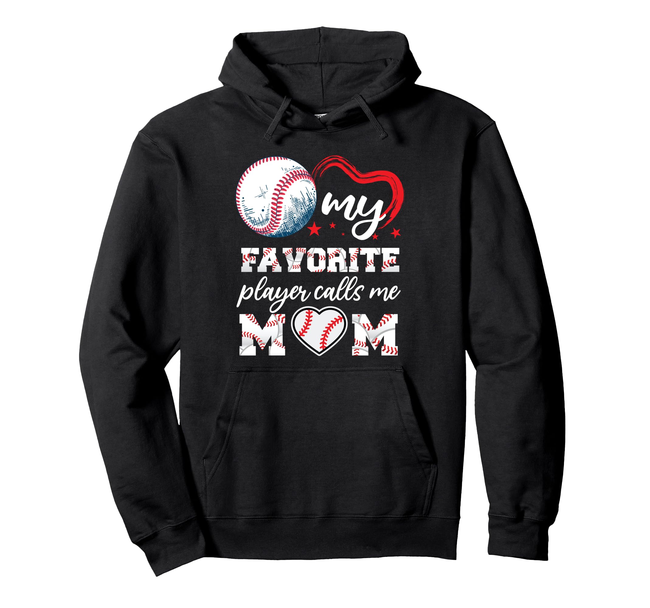 Baseball My Favorite Player Calls Me Hoodie - Aesthetic Graphic Men Women - T-Shirt, Sweatshirt, Hoodie