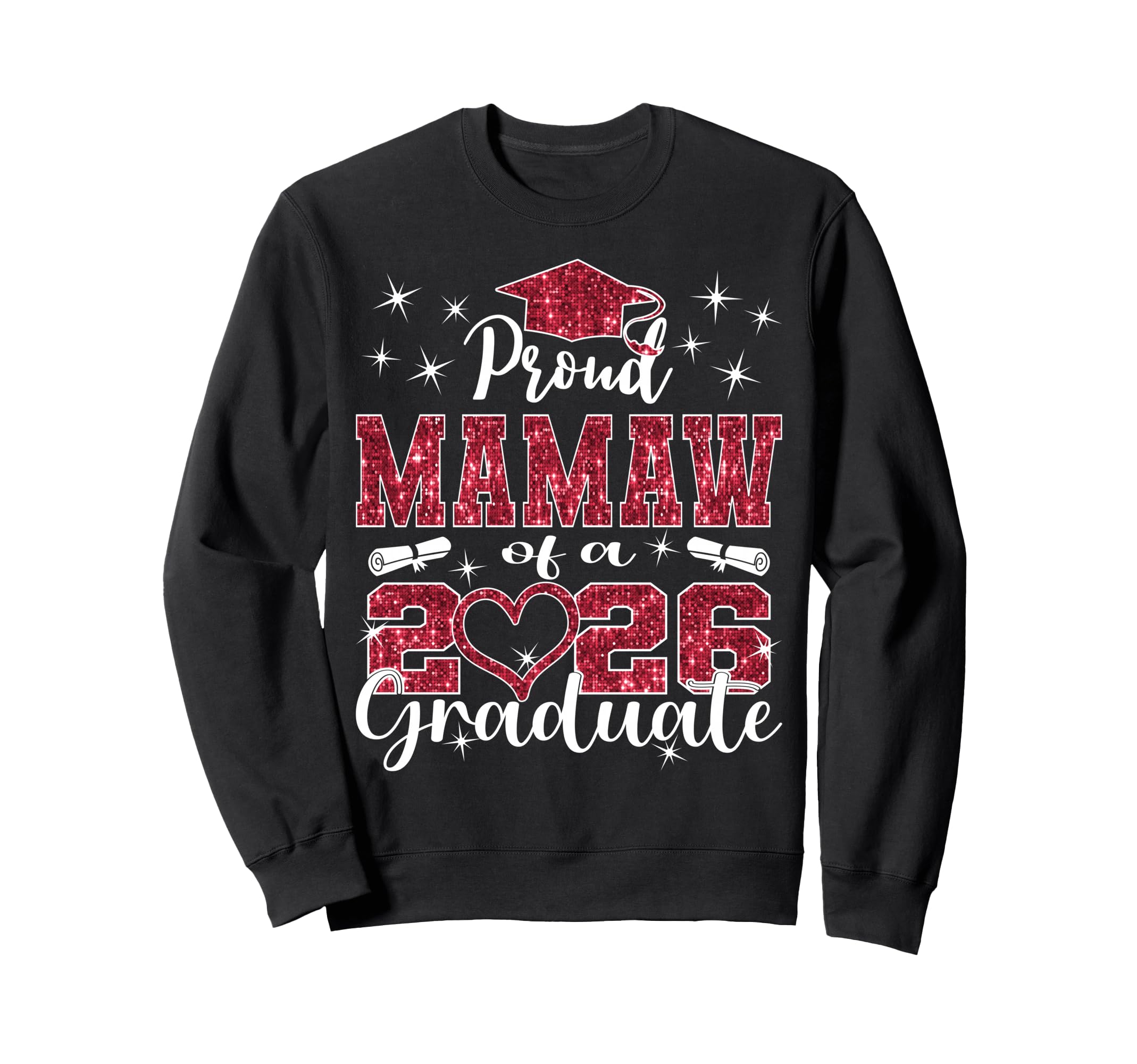 Super Proud Mamaw 2026 Graduate Sweatshirt - Minimalist Print Unisex - T-Shirt, Sweatshirt, Hoodie