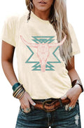 Western for Women Vintage Cow Skull Graphic Casual - Adult & Kids T-Shirts, Sweatshirts & Hoodies apparel design preview 1