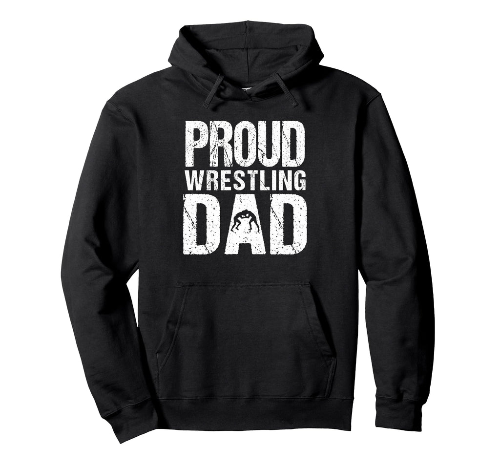 Proud Wrestling Dad Game Day Sports Hoodie - Trendy Graphic for Adults - T-Shirt, Sweatshirt, Hoodie