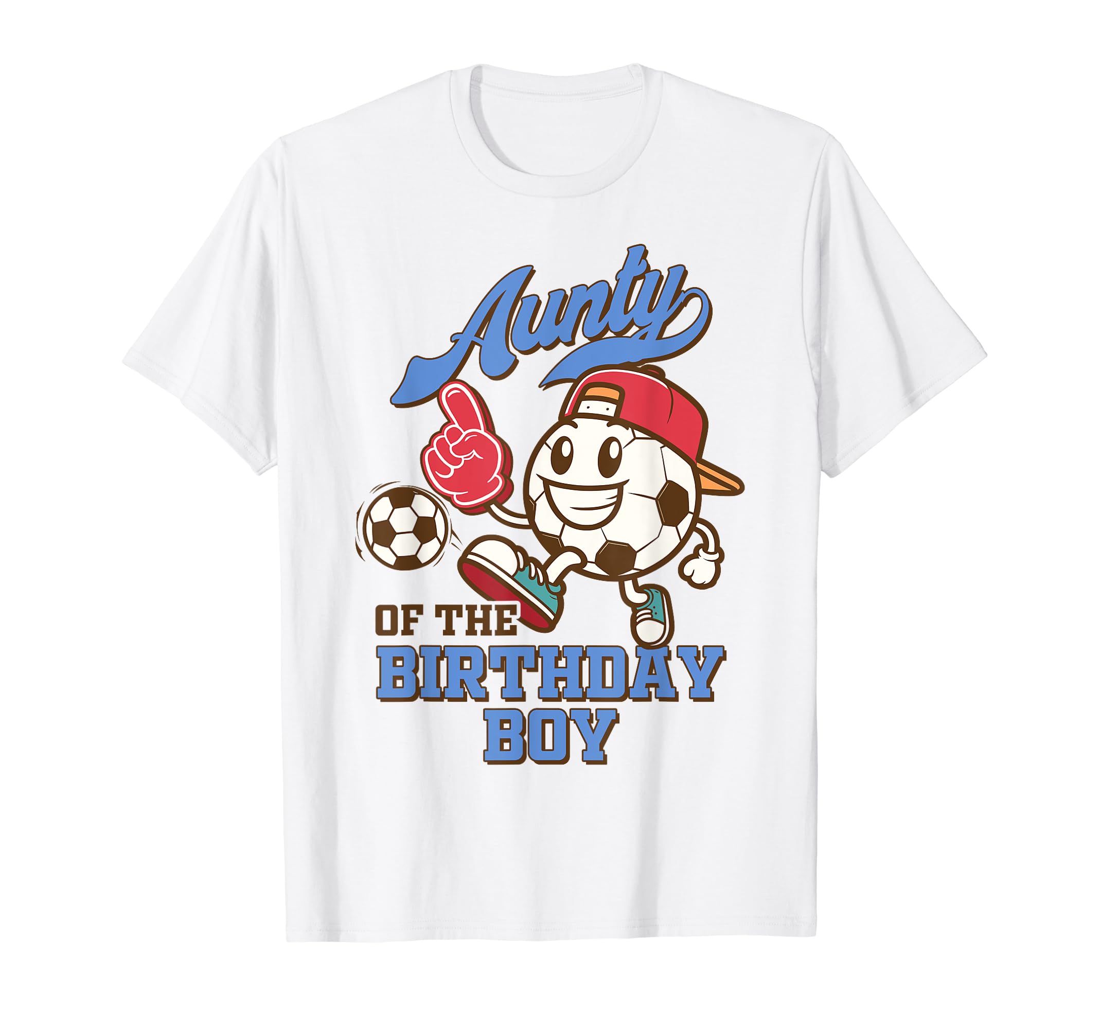 Soccer Aunt Birthday Party Family Aunty T-Shirt - Minimalist Print Unisex - T-Shirt, Sweatshirt, Hoodie