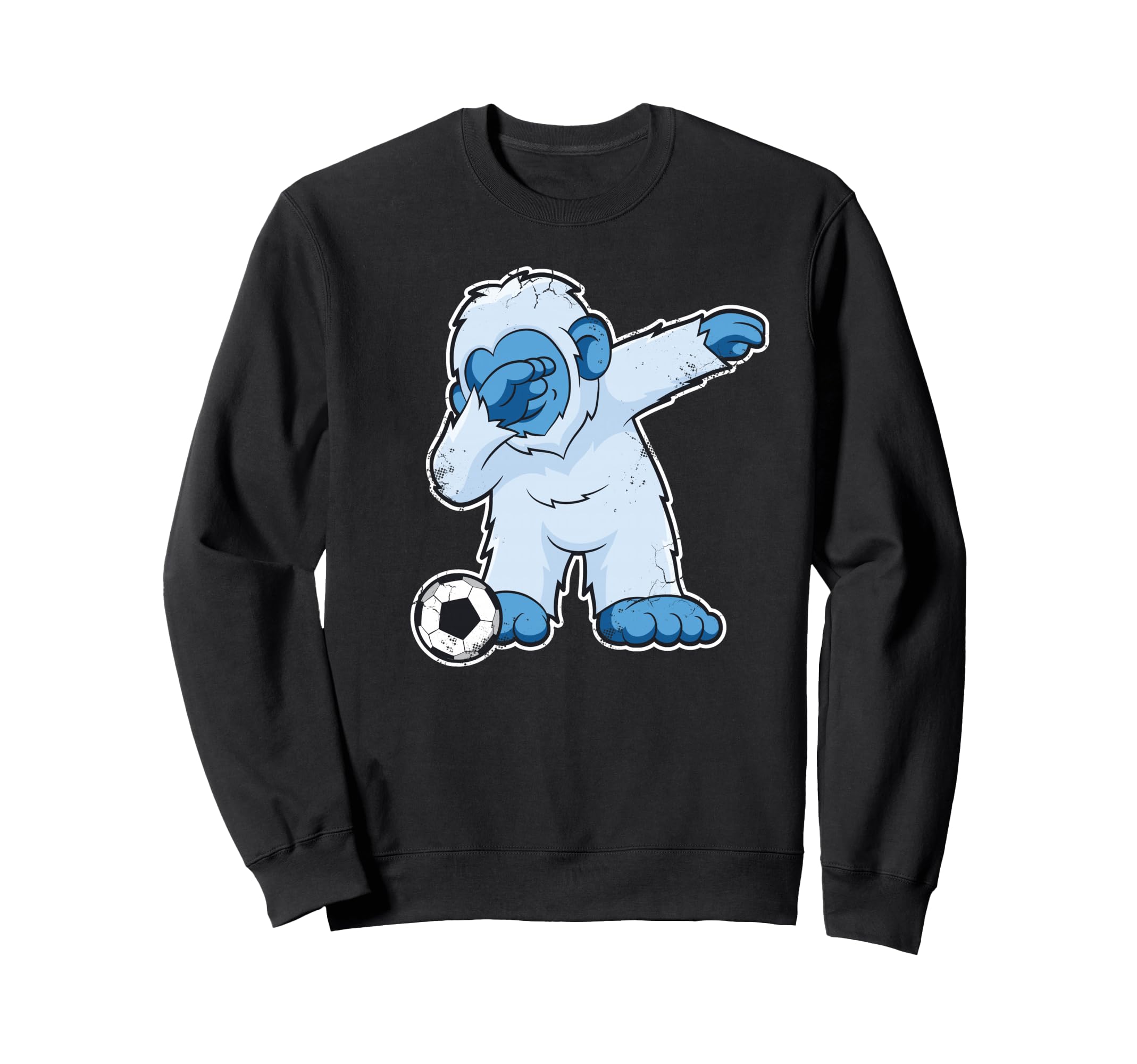 Soccer Dabbing Bigfoot Yeti Sweatshirt - Fun Novelty Design Unisex - T-Shirt, Sweatshirt, Hoodie
