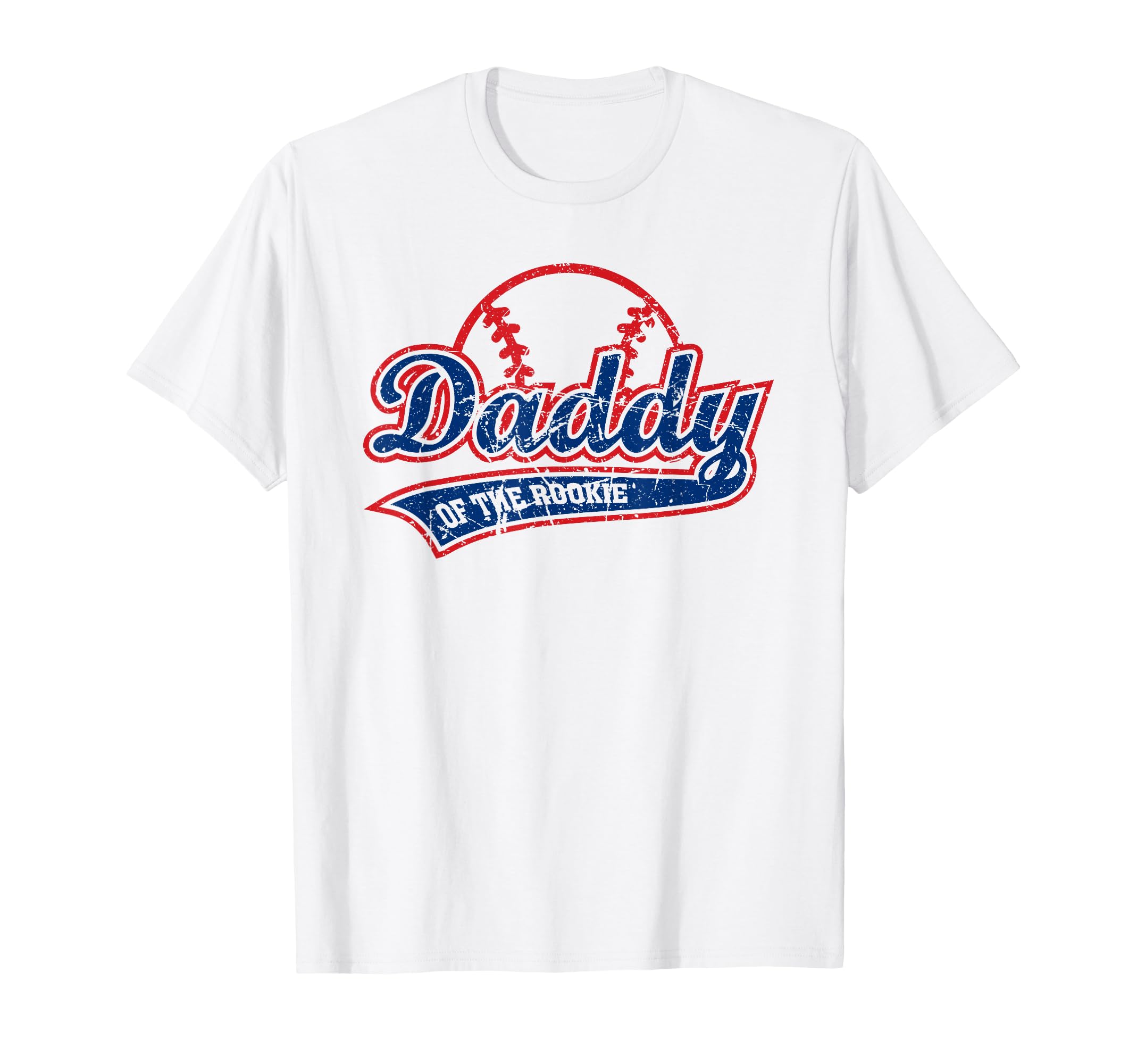 Funny Baseball Daddy Rookie T-Shirt - Graphic Print for Adults - T-Shirt, Sweatshirt, Hoodie
