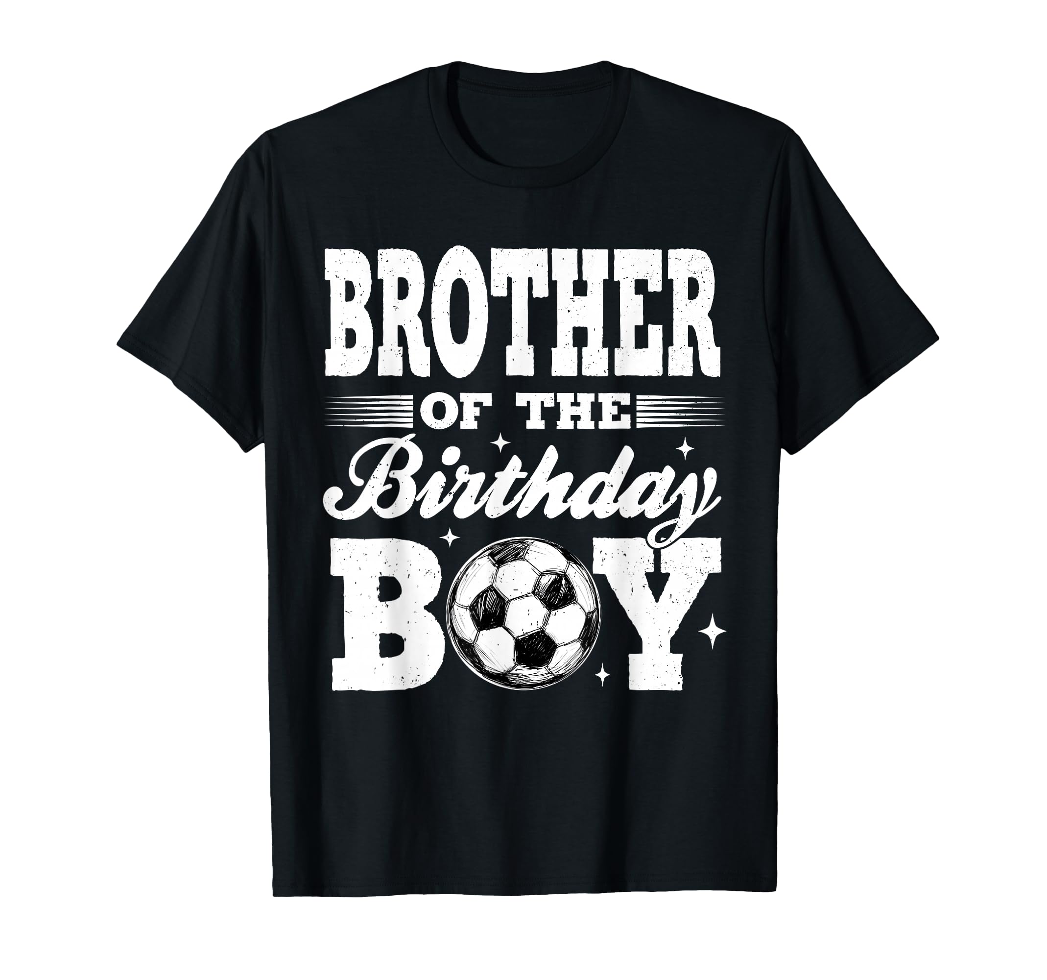 Brother Birthday Soccer Matching T-Shirt - Aesthetic Graphic for Adults - T-Shirt, Sweatshirt, Hoodie