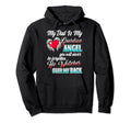 My Dad Is My Guardian Angel Father Hoodie - Unique Graphic for Adults - T-Shirt, Sweatshirt, Hoodie